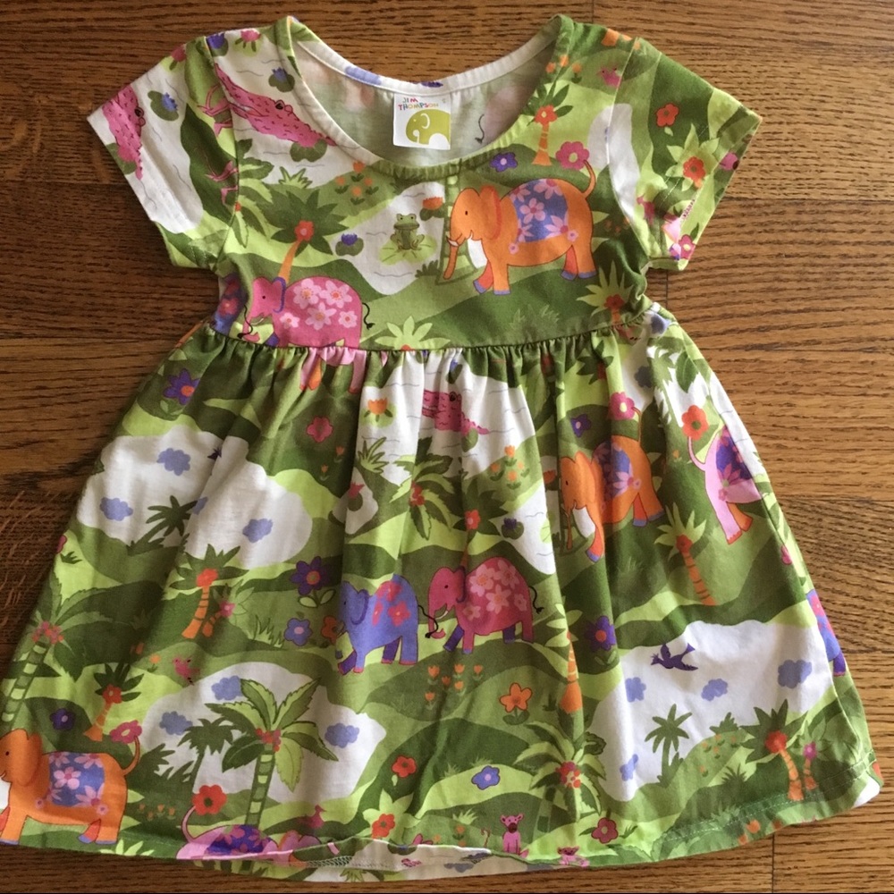 Jim Thompson zoo Animals Dress